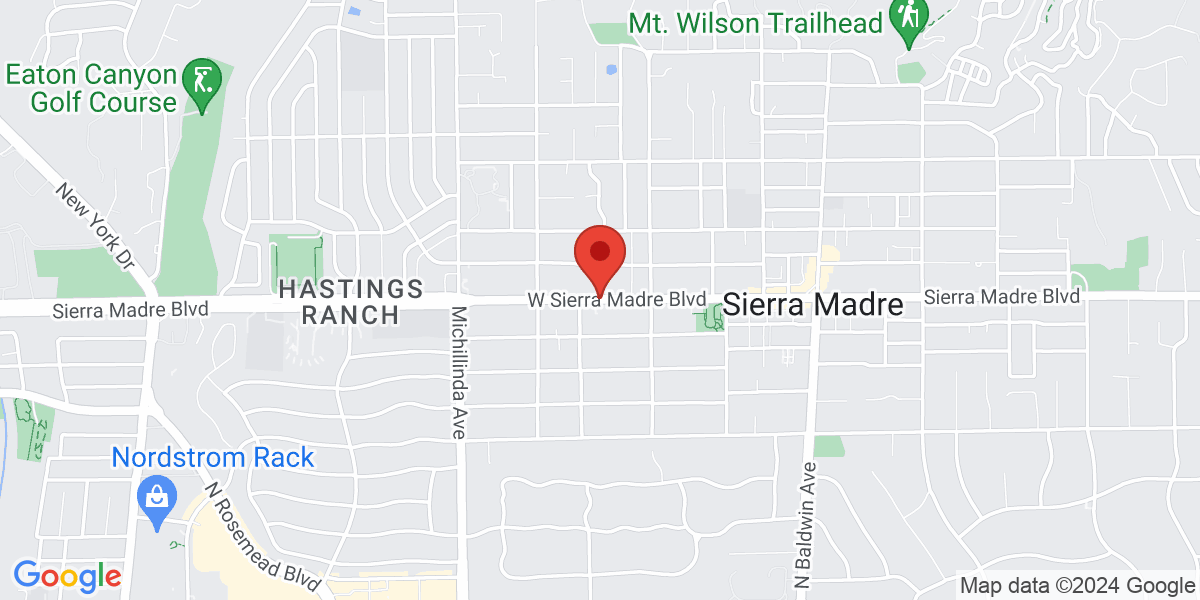 Map of Sierra Madre Public Library